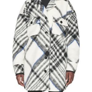 ANINE BING Oakley Plaid Jacket
